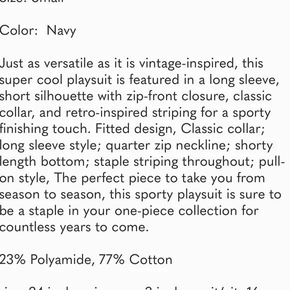 FREE PEOPLE:”It’s Cold Outside”Playsuit Jumper
NWT - Picture 5 of 13